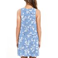 thumbnail image 4 of Vestido de tirantes de camisola con estampado de manga corta con estilo de verano para mujer OAVQHLG3B Store lin121212, 4 of 5