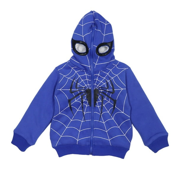 2023 nouveau garçon veste hiver plus velours épais à capuche coton enfants  sortie vêtements veste enfants manteau dessin animé Spiderman super-héros 