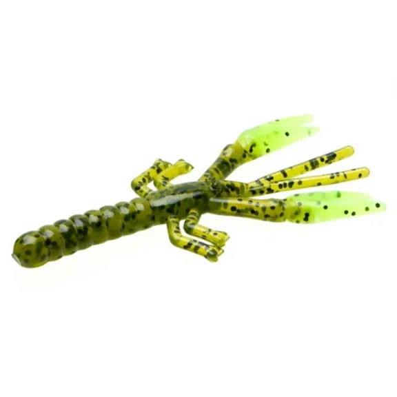 Zoom Lil Critter Craw Watermelon Chartreuse Claw Soft Plastic Crawfish