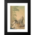 thumbnail image 2 of Louis Carrogis Carmontelle 11x14 Black Modern Framed Museum Art Print Titled - Seated Man with a Sword, and a Hat on His Knee, 2 of 5
