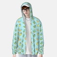 thumbnail image 3 of Picia Doggy In Bubble Bath Women's Men's UPF 50+ Sun Protection Hoodie Shirt Long Sleeve SPF Fishing Outdoor UV Hiking Lightweight Shirts-Large, 3 of 9