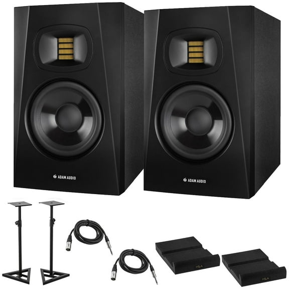 Adam Audio Professional T-Series T5V 5" 70W 2-Way Active Nearfield Monitor, Single