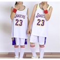 thumbnail image 2 of Lakers #23 Lebron Jersey No.23 Children's Basketball Uniform Set Kids, 2 of 2