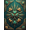Green, Pattern 9, variant on ODIKA 4'x6' Machine Washable Non-Slip Area Rug, Art Nouveau Green High Traffic Rug, Green, 1301304