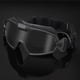 thumbnail image 4 of Gafas anti-impacto Cola con ventilador Gafas de seguridad antivaho UV400 Negro Gafas deportivas, 4 of 8