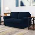 thumbnail image 2 of CHUN YI Stretch Checks Spandex Sofa Cover Separate Backrests Cushions Cover Slipcover, 2 of 5