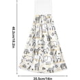 thumbnail image 3 of SKYSONIC Hanging Kitchen Towel 12 x 17 Inch Wild Animals Towel Set 2 Pieces of Dry Towels for Kitchen, Bathroom, Laundry Room Table, 3 of 7
