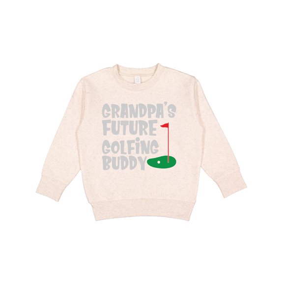 Inktastic Grandpa's Future Golfing Buddy Toddler Sweatshirt