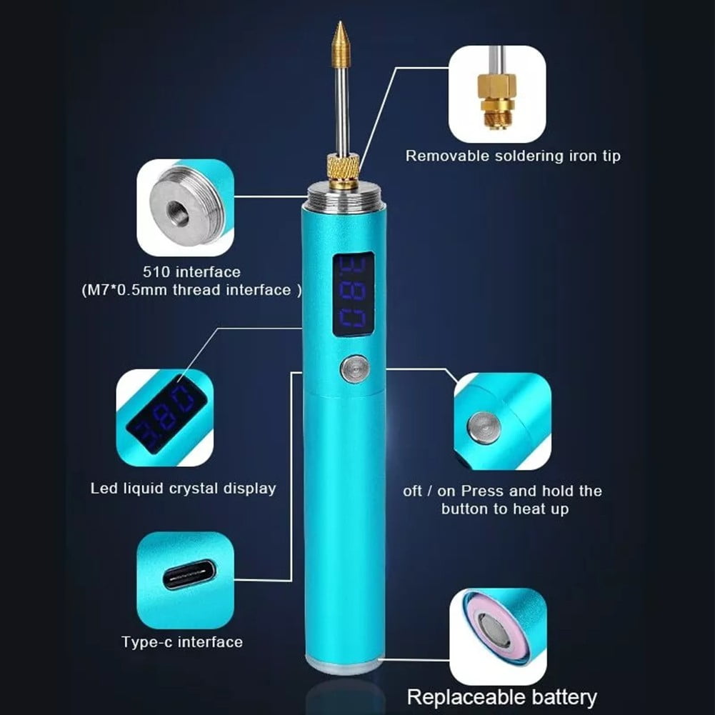 USB High-power Fast Heat Wireless Soldering Iron Rechargeable Soldering Iron