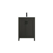 Elegant Kitchen and Bath Finnley 24 Inch Single Bathroom Vanity In Mocha Brown