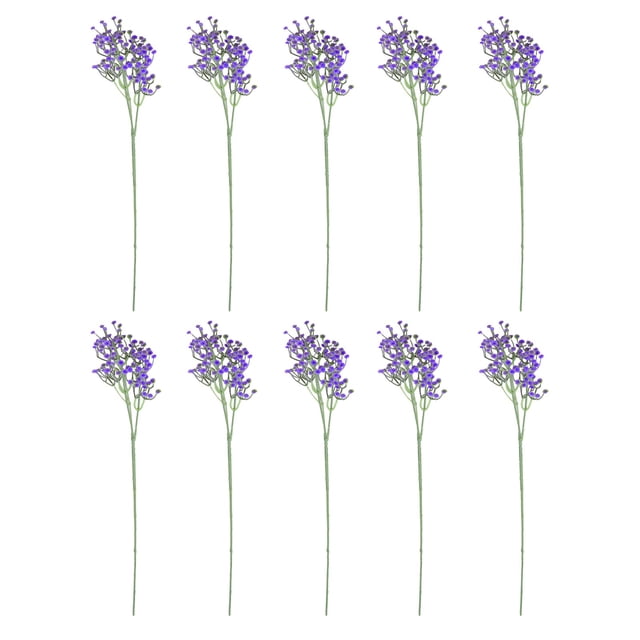 Happy Halloween 10 Pcs Fake Flowers Gypsophila Bouquet Fall Flowers Artificial For Decoration, Real Silk Flower For Wedding Christmas DIY Party Home Garden Offices