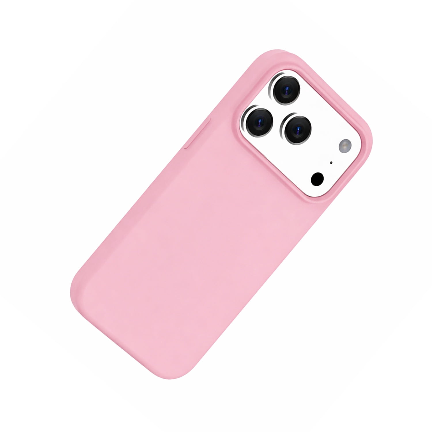 Protective Magnetic Silicone Case for iPhone 17 Pro Max - Pink