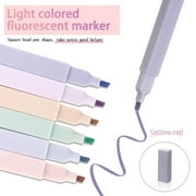 Gel pens 12pcs Highlighters Aesthetic Pastel Highlighter&SINGLE DOUBLE HEADED SUIT Set With Soft Pen Tip Highlighters And Pens No (Multicolor) 1ml