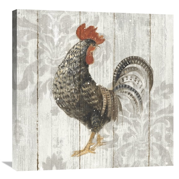 Global Gallery Albena Hristova 'Farm Friend II on Barn Board' Canvas Wall Art