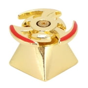 LaMaz Rotating Keycap Aluminum Alloy Novelty Special Shape Universal Mechanical Keyboard AccessoriesGyroscope Gold
