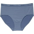 thumbnail image 2 of Calvin Klein Women's Stretch Seamless Modern Brief 3-Pack Panties  (Blue/Navy/Pink, XL), 2 of 5