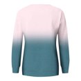 thumbnail image 5 of Womens Fall Tops 2024 Womens Workout Tops Fashion Print Long Sleeve Blouse Round Neck Casual Tops Sweatshirt, 5 of 5