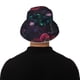 thumbnail image 5 of Balery Red And Green Carnation Sombreros para el sol para hombre y mujer, sombrero de pescador con UPF 50+, 5 of 6