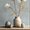 Cream White Floral Arrangement, variant on UXIEQU Majestic African Woman Portrait Canvas Wall Art Print 15.75x11.81 Inches
