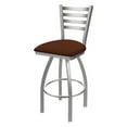 thumbnail image 2 of 410 Jackie 25" Swivel Counter Stool with Pewter Finish and Rein Thatch Seat, 2 of 2