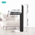 thumbnail image 2 of Unique Bargains 4 Pcs Pieds de Remplacement pour Pieds de Meubles Pieds de Canapé Pieds de Meuble Pieds de Sofa DIY pour Armoire Table (5 Pouces, Noir), 2 of 6