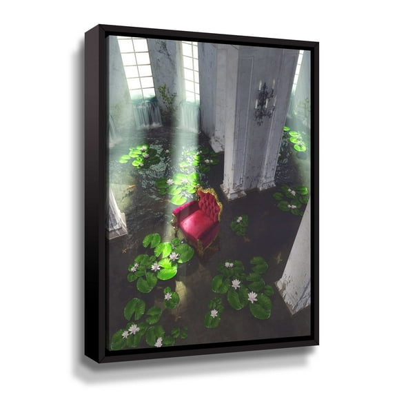Artwall Love What You've Done, Gallery Wrapped Floater-framed Canvas by Cynthia Decker