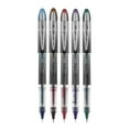 uniball VISION ELITE BLX Series Rollerball Pen, .5 mm, Assorted, 5/ST