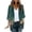 Green-swimsuit coverup for women, variant on Women's Floral Print 3/4 Sleeve Kimono Casual Open Front Chiffon Blouse Cardigan Loose Summer Beach Cover Up