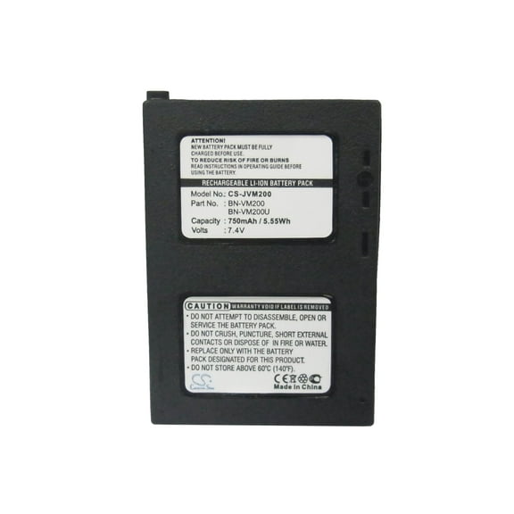 Replacement Battery For JVC 7.4v 750mAh Camera Battery
