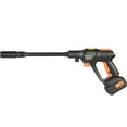 thumbnail image 1 of KFFKFF Wireless Pressure Washer, 652-PSI 1.1 GPM Compact Power Scrubber, Handheld Intense-Pressure Vehicle Cleaner Tool with 4.0Ah Battery, Charging Unit, 6-in-1 Spray Tip, 1 of 9