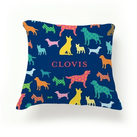 colorful dogs personalized pet pillow multiple sizes walmart com