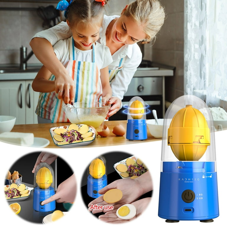 Wovilon Egg Homogenizer Electric Puller, Egg Spinner for Boiled Golden  Eggs, Egg Scrambler in Shell Silicone Shaker Whisk Hand Golden Maker Pull