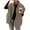 07A#Light Brown, variant on TQWQT Light Brown Fleece Vest for Women Casual Oversized Warm Fleece Oversized Vest Sleeveless Button Down Puffer Jackets Cute Teddy Bear Sherpa Coat Light Brown L