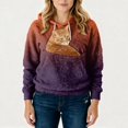 thumbnail image 2 of Unisex Pet Carrier Hoodie Cozy Soft Kangaroo Kitten Puppy Holder Hoodie Fleece Dog Carrying Hoodie Warm Pet Carrier Sweatshirt Dark Purple M, 2 of 6