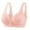 Pink, variant on GERsome Front Closure Bras for Women no Underwire Padded Wireless Supportive V-Neck Bra,Mastectomy Bra Comfort Push up Bra