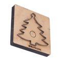 thumbnail image 5 of Troquel de corte de cuero con forma de árbol de Navidad, cortador de perforación, herramienta de molde artesanal, 13,5x13x2,3 cm para papel y goma, 5 of 5
