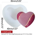 thumbnail image 1 of RKSTN Valentine's Day 3in Heart Candle Mold - E, 1 of 5