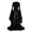 Black, variant on Women's Medieval Retro Princess Dress with Trumpet Sleeves Solid Color Gown