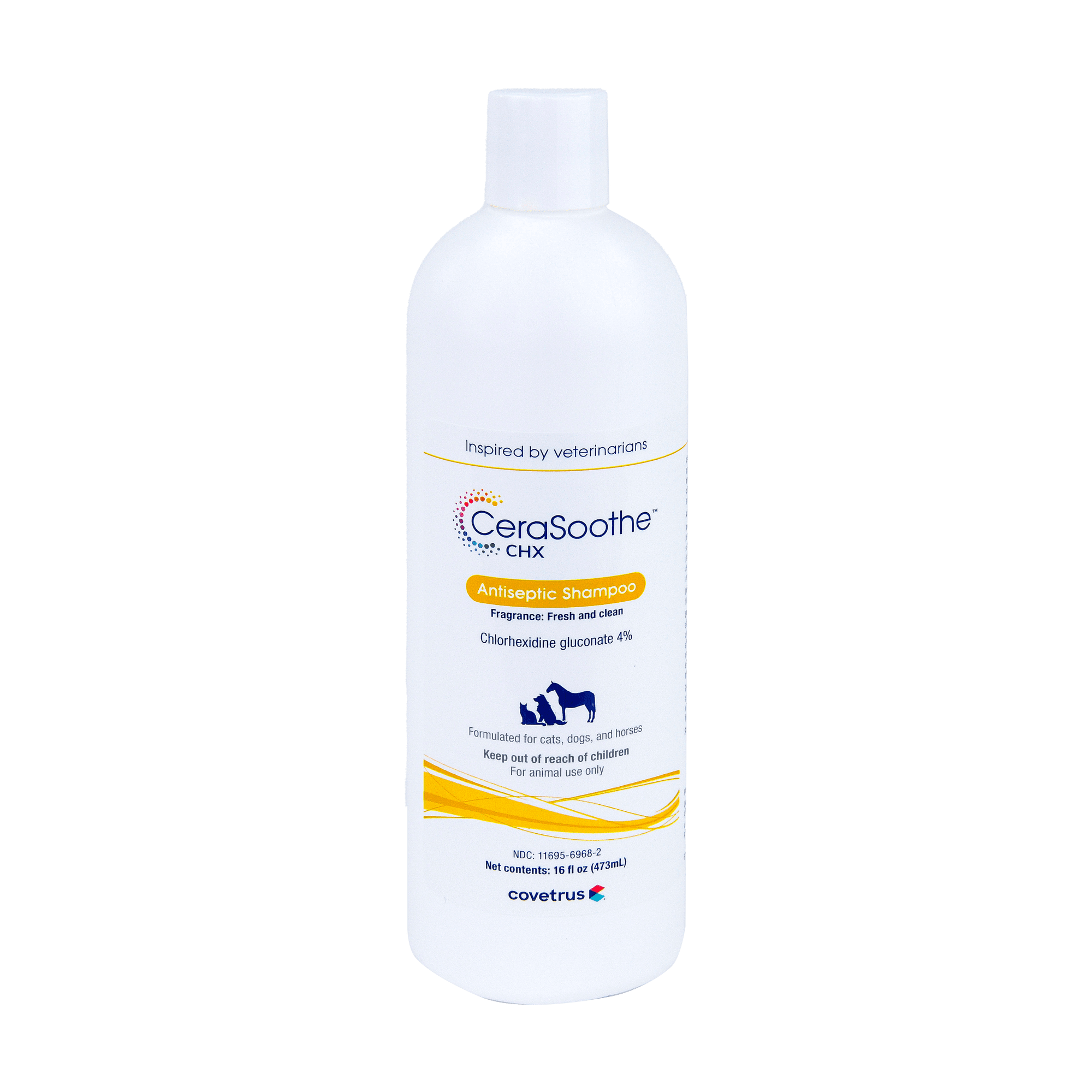 CeraSoothe® CHX Antiseptic Shampoo 16oz