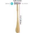 thumbnail image 4 of The Beadsmith Two-Sided Chasing Hammer - 11.5 Inches Wooden Handle, 2.25” Steel Head with a 14mm Ball Pein & 25mm Domed Face – Metalwork Tool Used to Add Texture & Dimension to Metalwork, 4 of 7