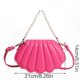 thumbnail image 3 of Women's Stylish Pearl Chain Crossbody Bag Shell Evening Handbag All-Matching Shoulder Messenger Bag Fashion Purse, 3 of 5