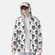 thumbnail image 2 of Balery DOG IS WEARING PIRATE COSTUME Sudadera ligera de manga larga con capucha y protección solar UPF 50+ para hombre y mujer, ideal para pesca y running-3X-Large, 2 of 7