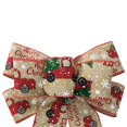 GOODLUCKY Christmas Ribbon Bows, Wreath Bows Large Gift Bow for Tree