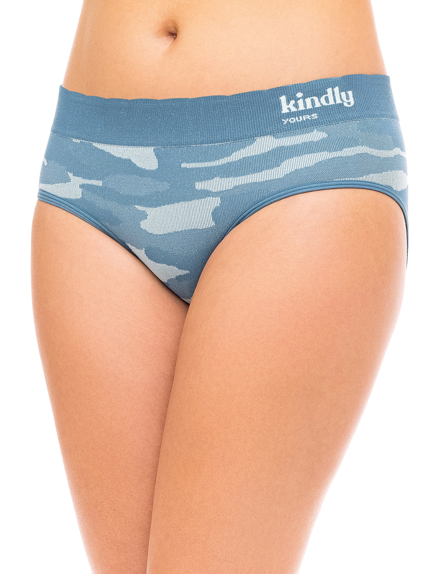 Kindly Yours Women's Seamless Hipster Underwear 3-Pack, Sizes XS to XXXL 