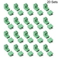 thumbnail image 2 of 2 Pin 5.08mm Pitch Male Female PCB Screw Terminal Block 20Sets, 2 of 6
