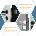 thumbnail image 4 of 4pcs Door Handle Buffer Guard Door Stoppers Door Wall Protector Self Adhesive Bumpers, 4 of 10
