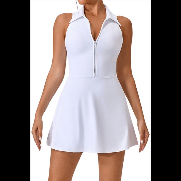 Vestido Deportivo Ajustado de Cintura Alta XL
