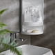 thumbnail image 4 of Kearding Almacenamiento de baño doméstico elegante y fácil de limpiar, y gabinete de accesorios de baño impermeable para baño Almacenamiento y organización del hogar gris, 4 of 6