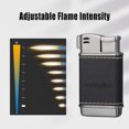 thumbnail image 3 of LAICAIW Pipe Lighter - Genuine Leather Soft Flame Refillable Butane Lighters for Men, 3 of 7