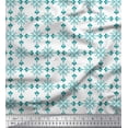 thumbnail image 1 of Soimoi Poly Georgette Fabric Damask Decorative Print Fabric by the Yard 42 Inch Wide, 1 of 1